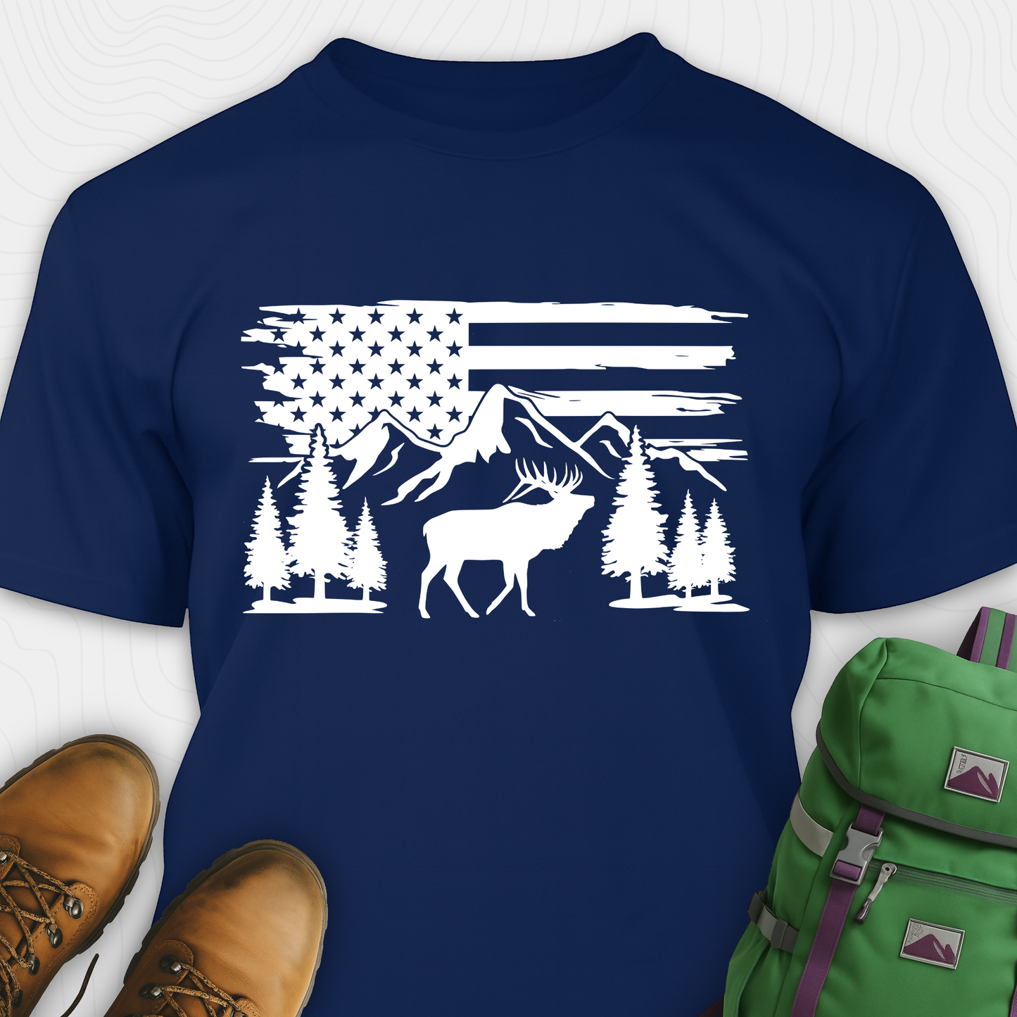 USA Elk Hunting T-Shirt