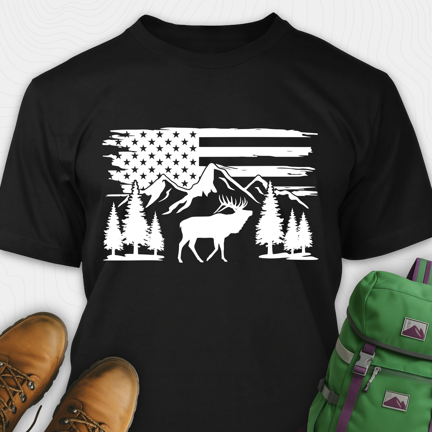 USA Elk Hunting T-Shirt