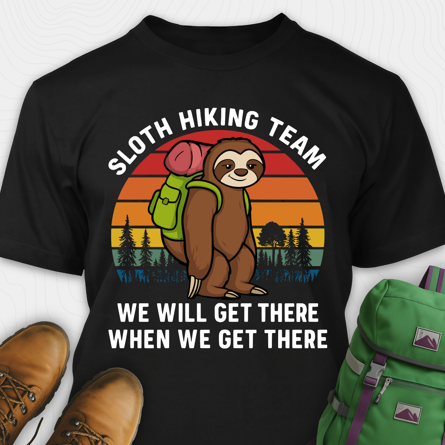Sloth Hiking Team T-shirt