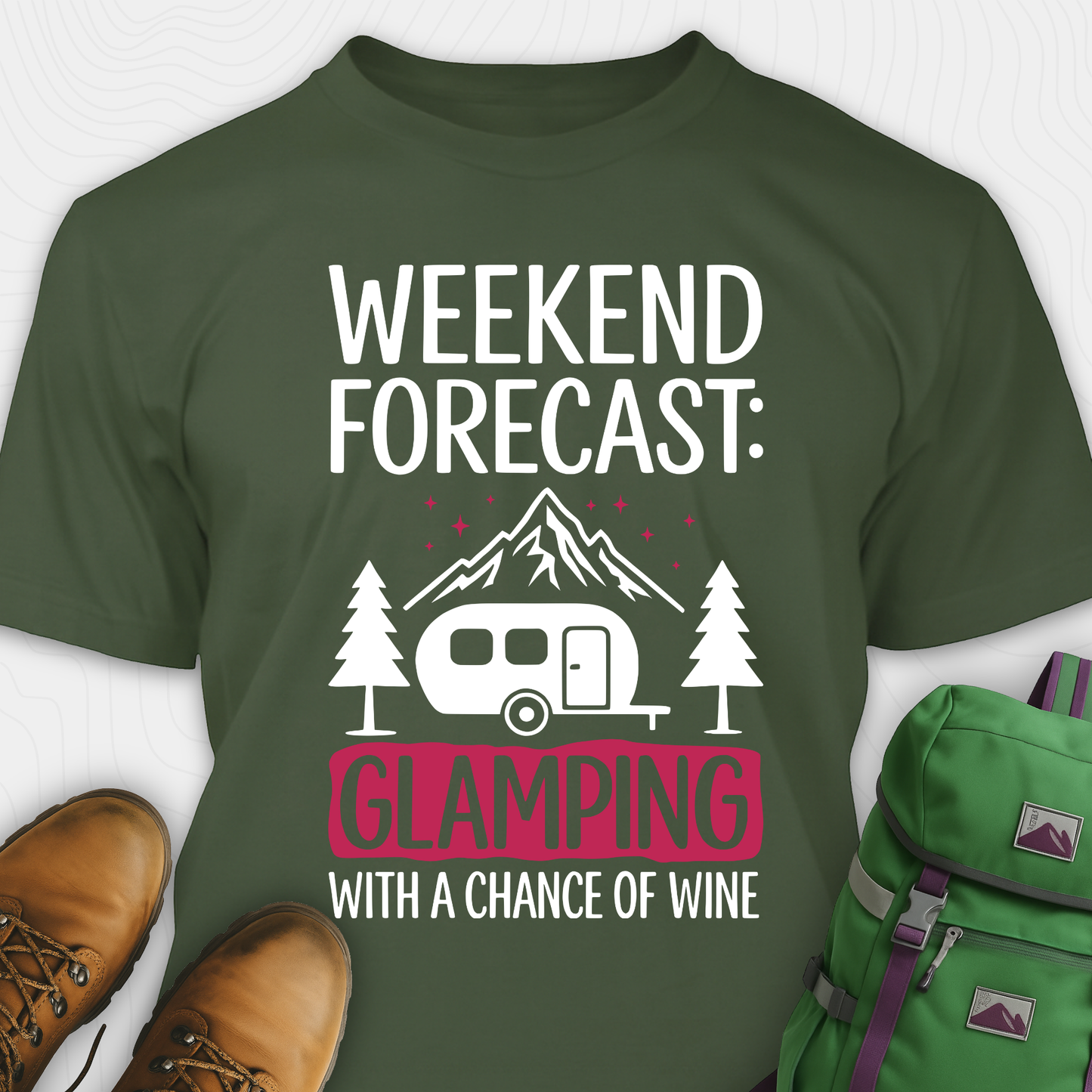 Weekend Forecast: Glamping T-Shirt