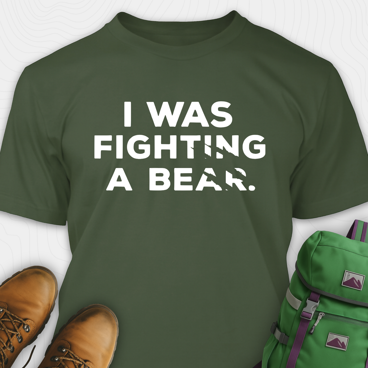 I Was Fighting A Bear T-Shirt