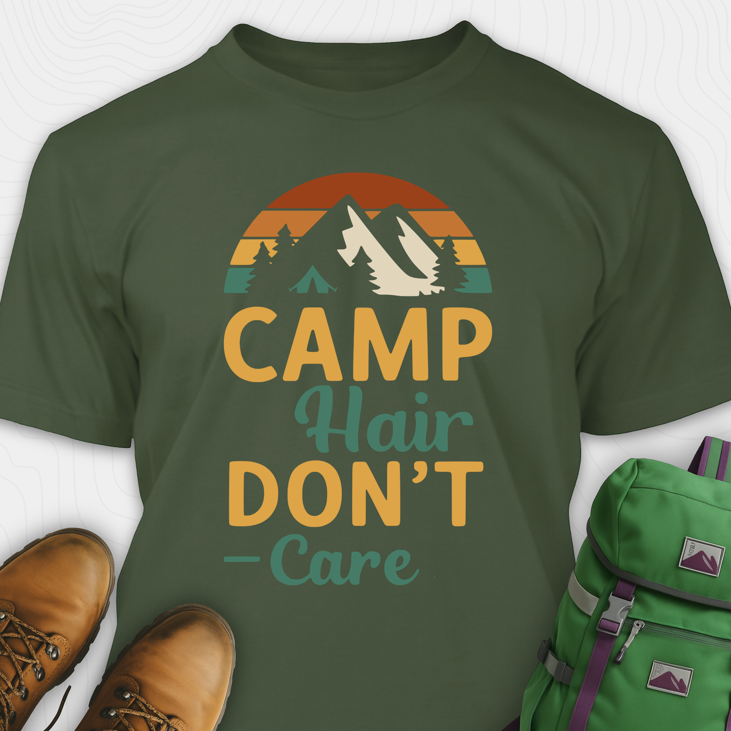 Camp Hair Don't Care T-Shirt