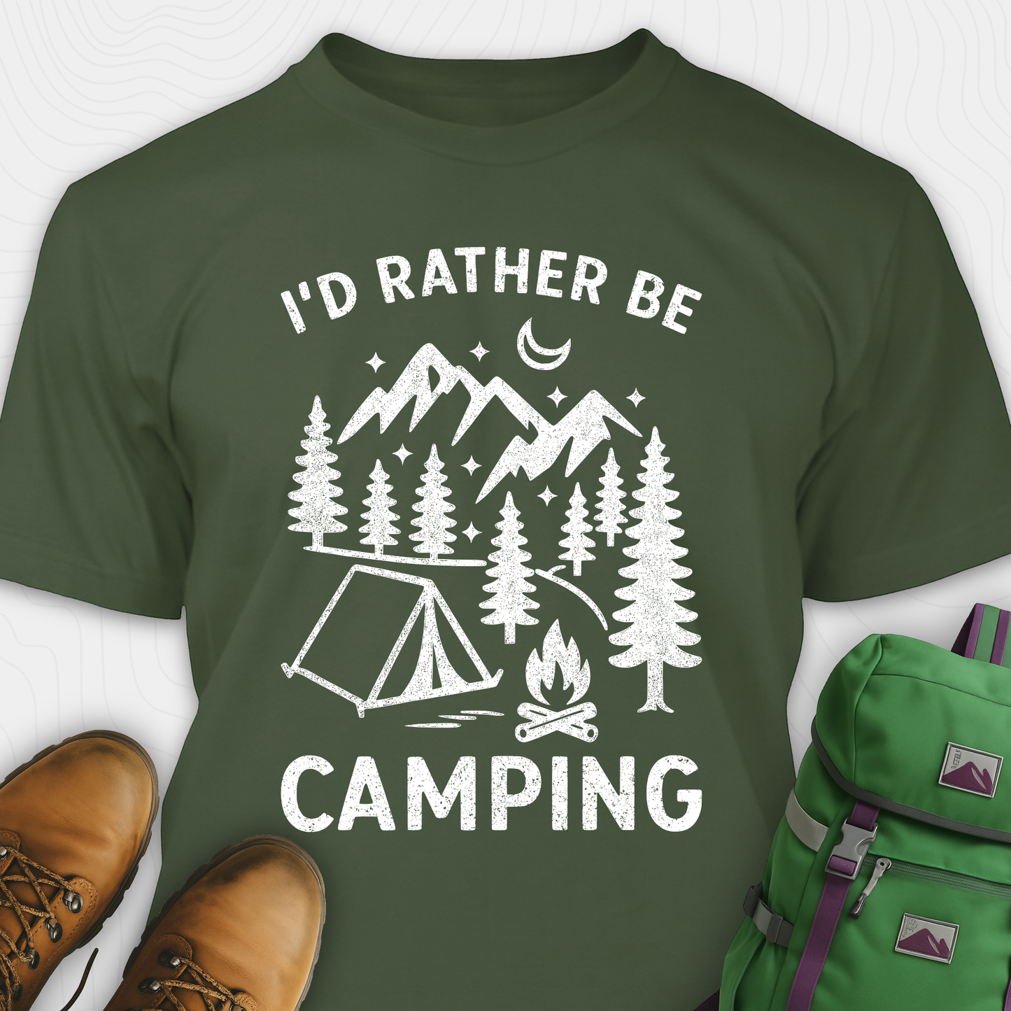 I'd Rather Be Camping T-Shirt