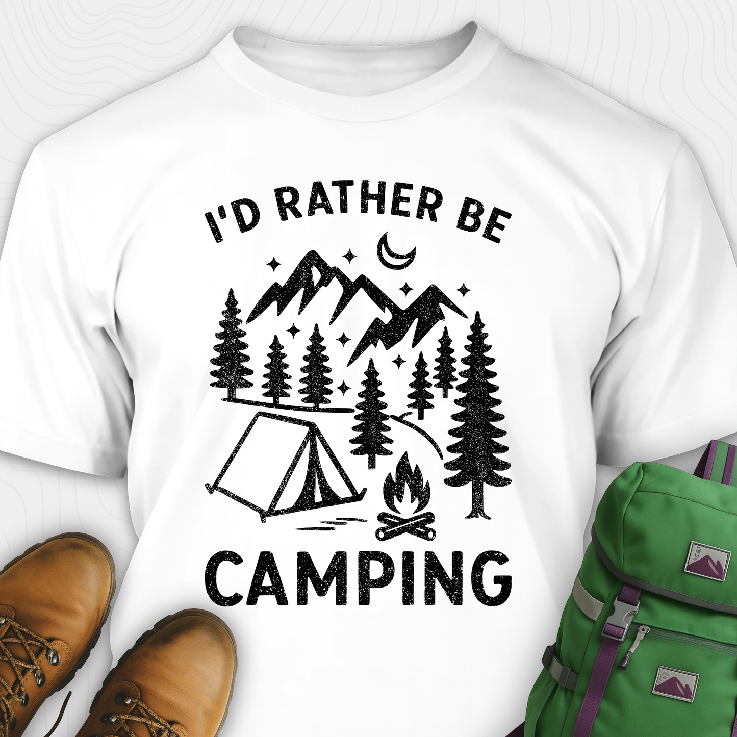 I'd Rather Be Camping T-Shirt