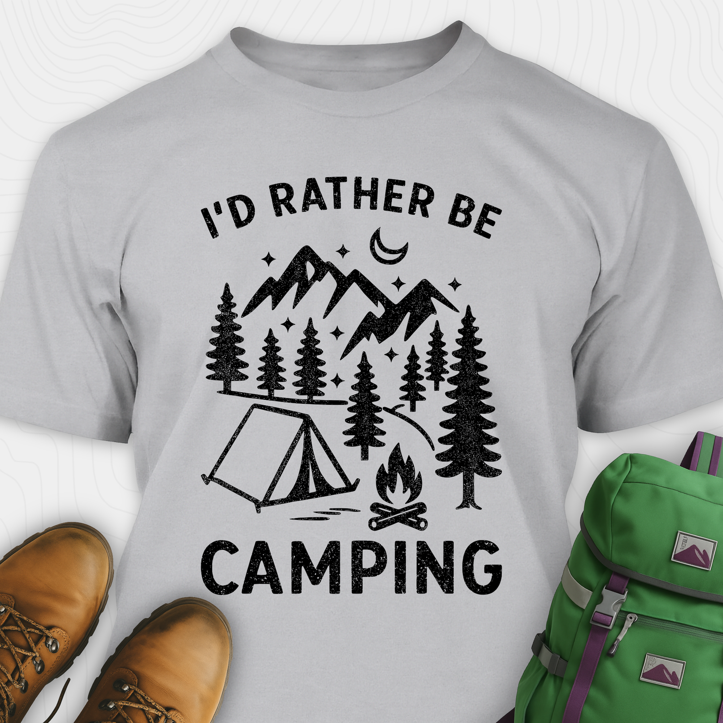 I'd Rather Be Camping T-Shirt