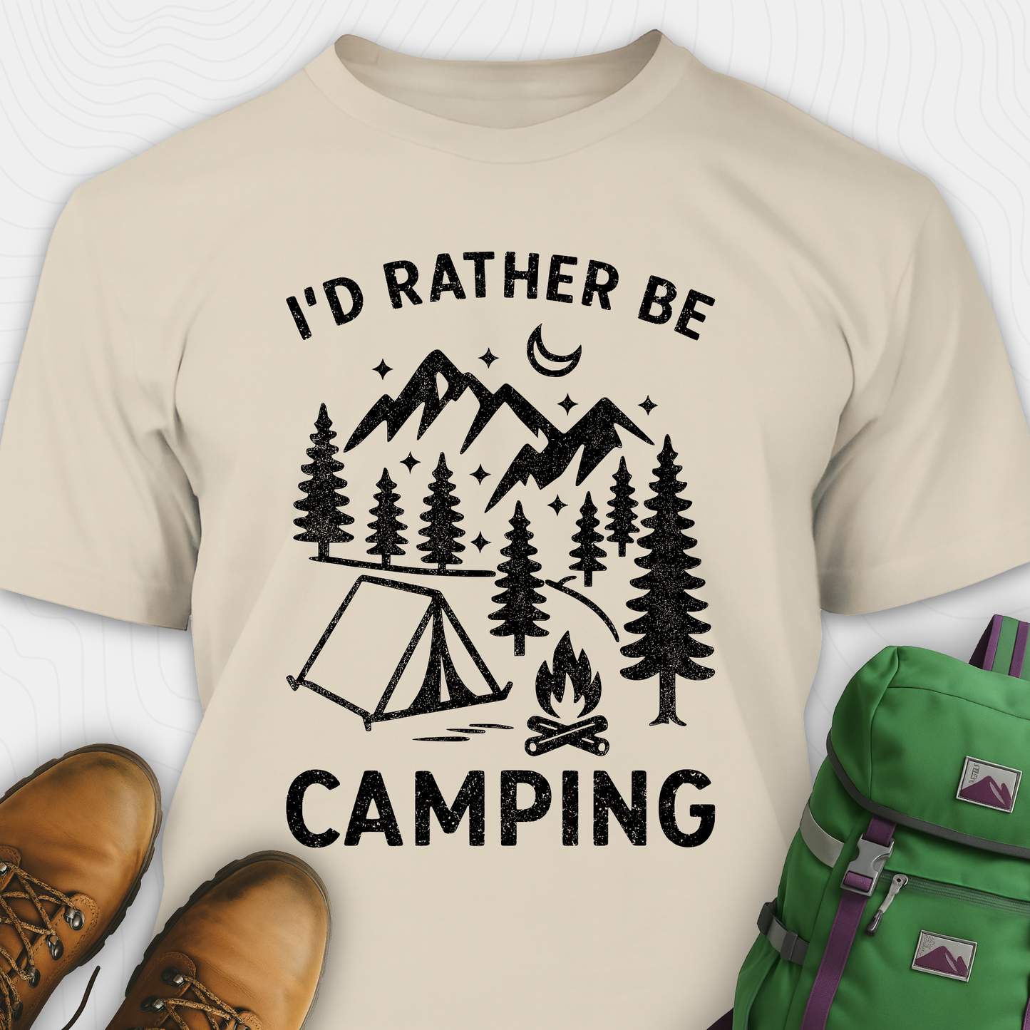 I'd Rather Be Camping T-Shirt