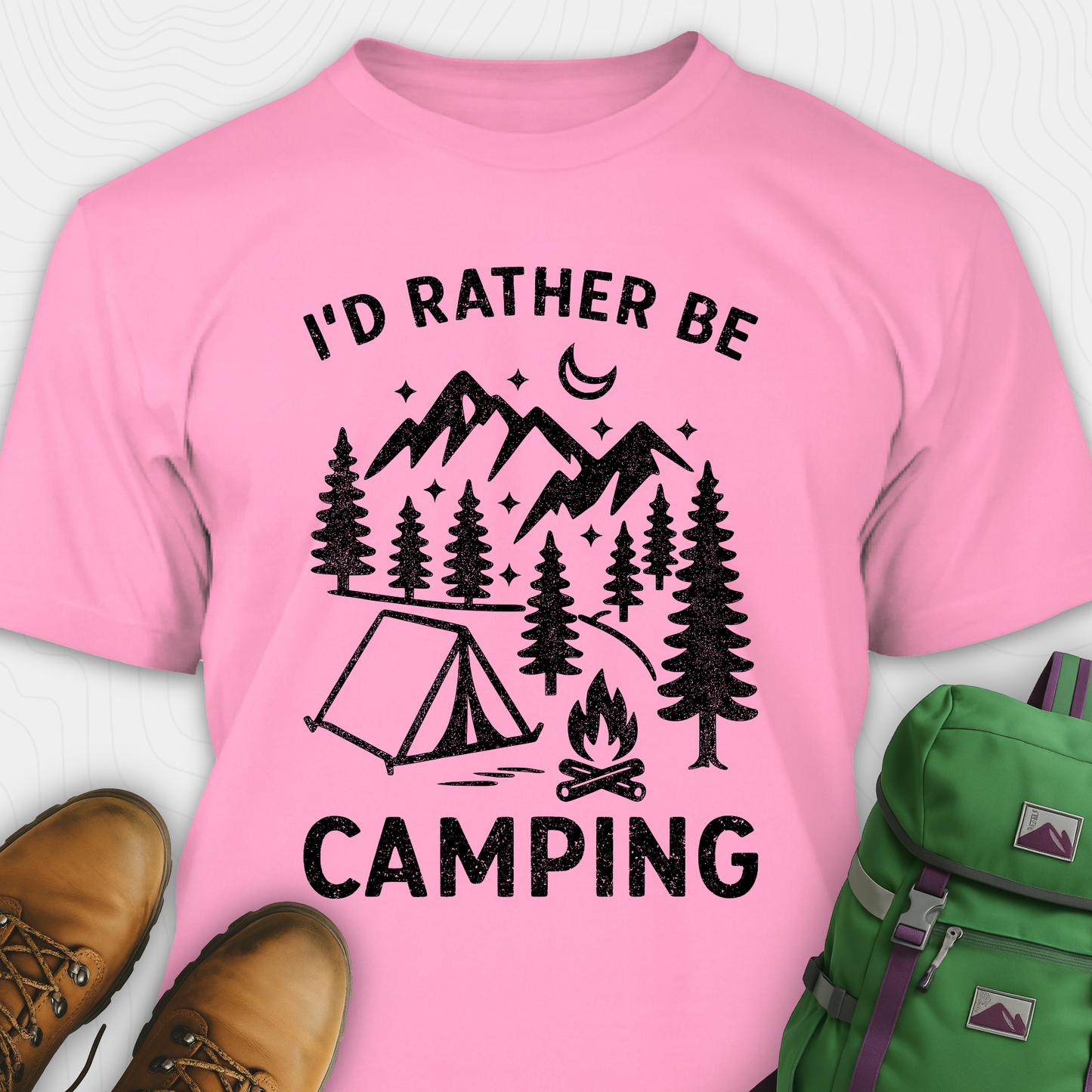 I'd Rather Be Camping T-Shirt
