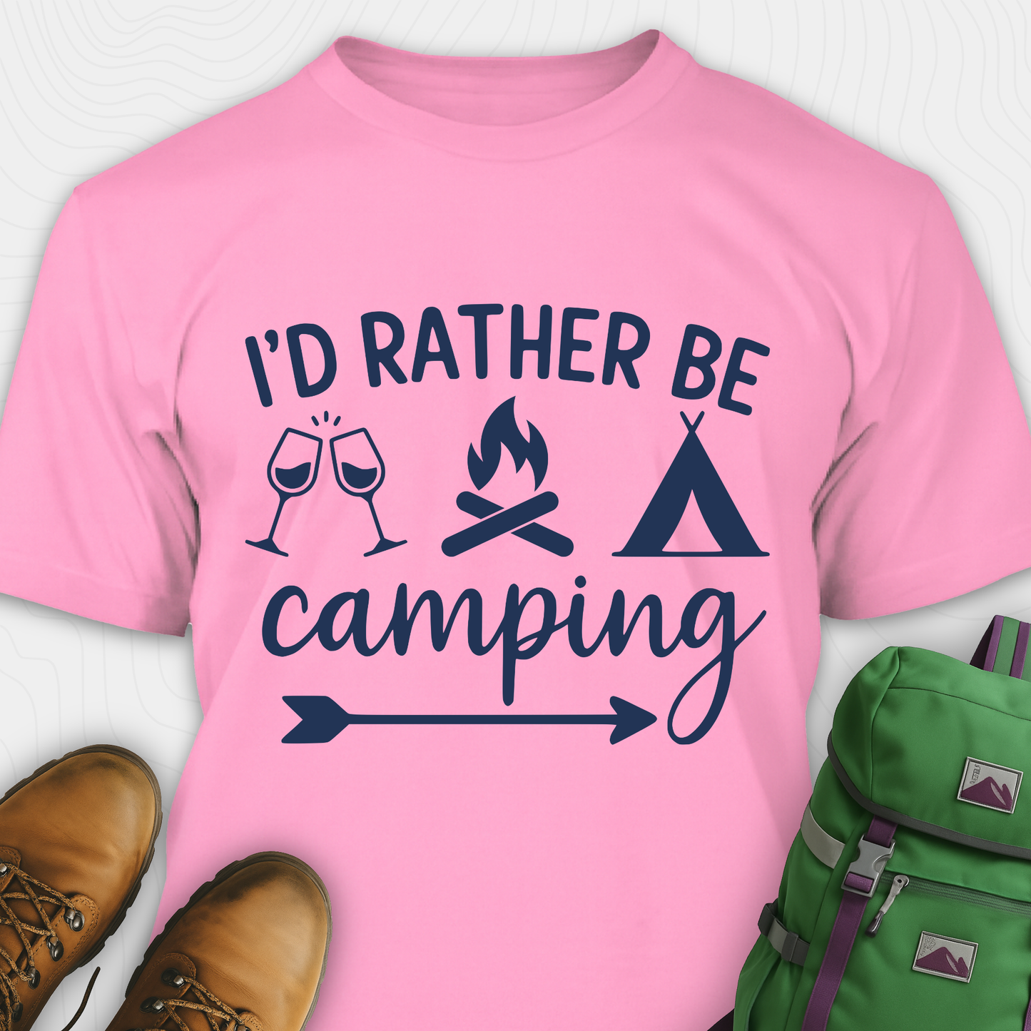 I'd Rather Be Camping T-Shirt
