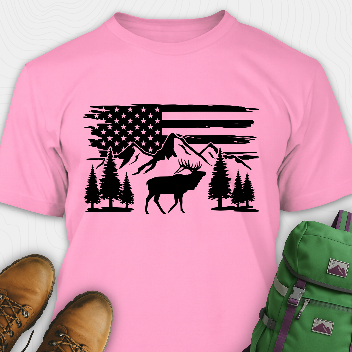 USA Elk Hunting T-Shirt
