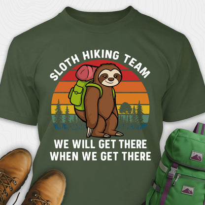Sloth Hiking Team T-shirt