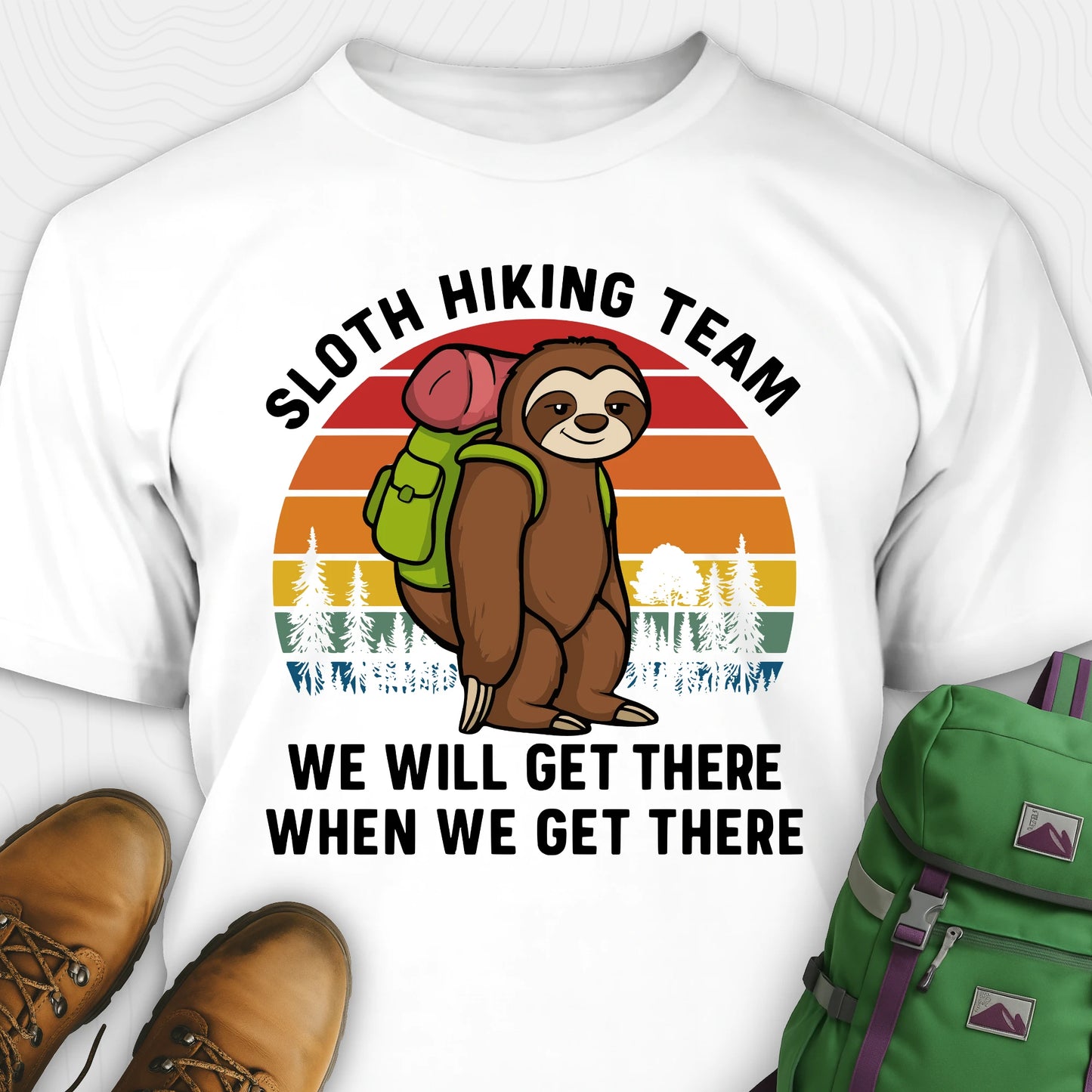 Sloth Hiking Team T-shirt