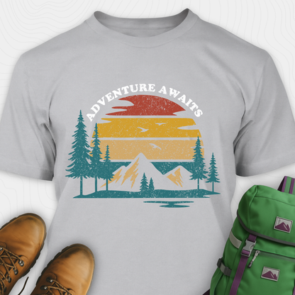 Retro Adventure Awaits T-Shirt
