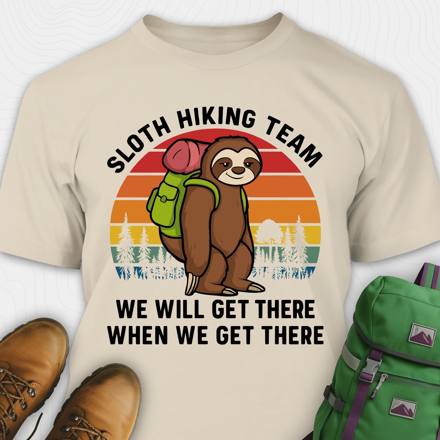 Sloth Hiking Team T-shirt