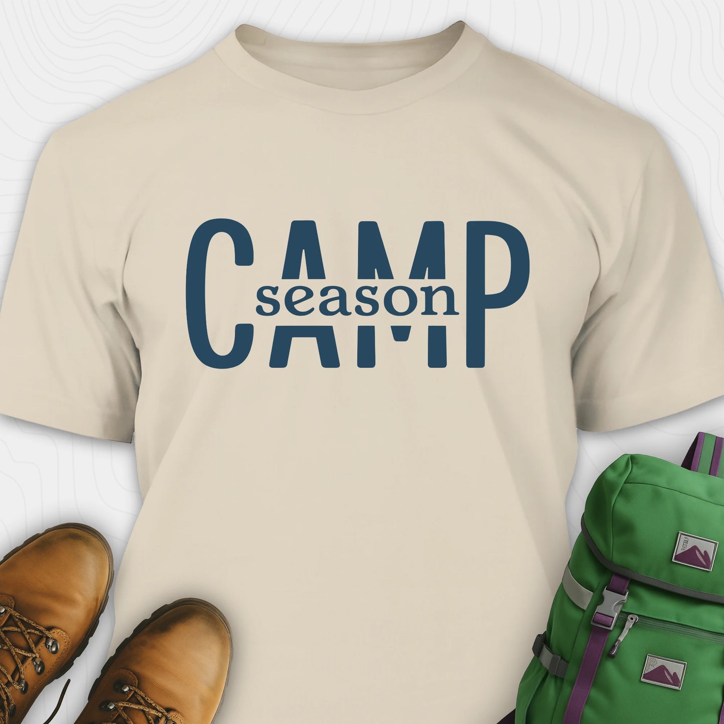 Sand Camp Season shirt in simple bold text