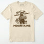 Natural the great smoky mountains t-shirt with smoky the bear playing the accordion graphic and text.