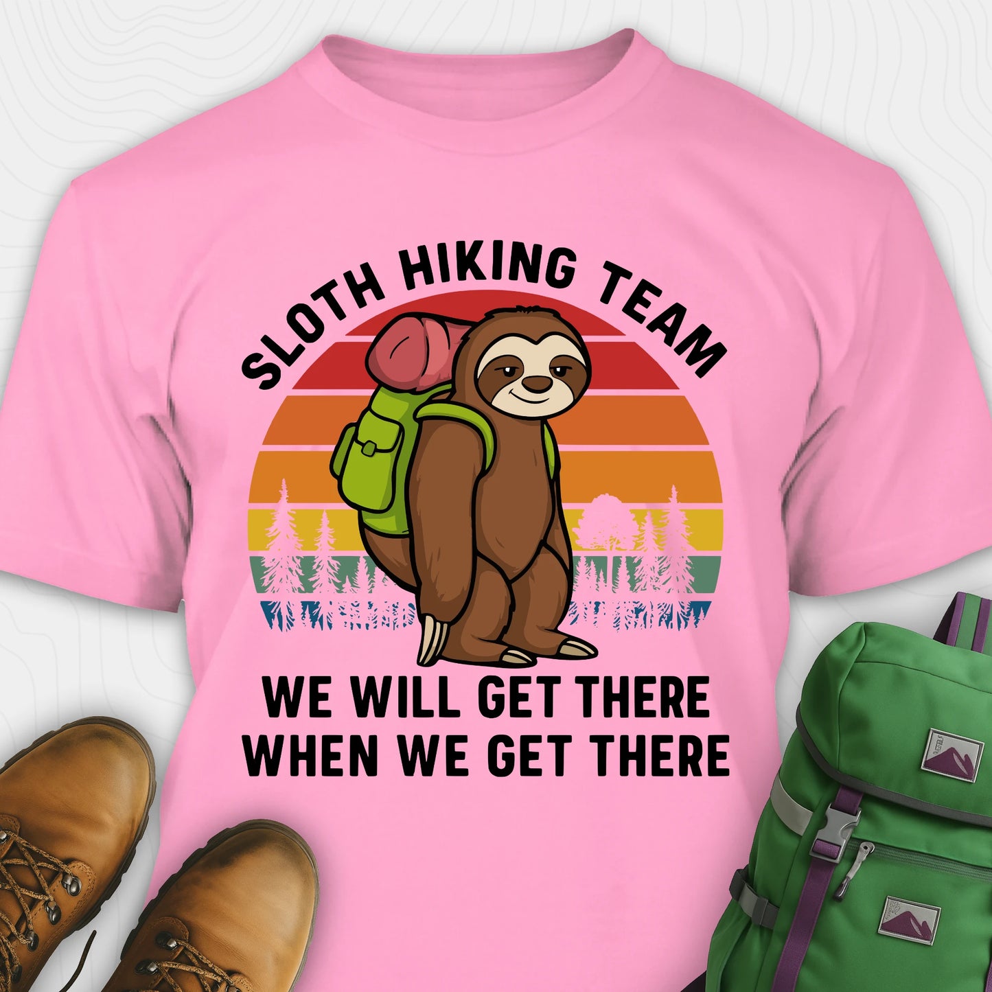 Sloth Hiking Team T-shirt
