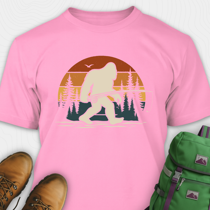 Bigfoot Fishing T-Shirt